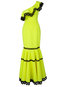 Mermaid Asymmetric Color Block Backless Polyester Maxi Dresses (Style V200292)