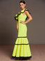Mermaid Asymmetric Color Block Backless Polyester Maxi Dresses (Style V200292)