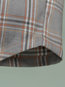 Knee Length Bodycon Preppy Ruffle Plaid Skirt (Style V200294)