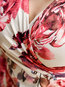 Bodycon V-neck Floral Print Bodycon Dresses (Style V200303)