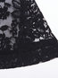 Mermaid Round Neck Plain Patchwork Midi Dresses (Style V200311)