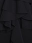 Asymmetrical V-neck Plain Asymmetrical Polyester Midi Dresses (Style V200335)