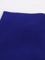 Bodycon Round Neck Plain Strappy Knee Length Dresses (Style V200426)