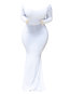 Mermaid V-neck Maxi Dresses (Style V200439)