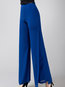 Maxi Loose Work Chiffon Plain Casual Pants (Style V200440)