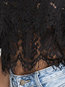 Round Neck Short Slim Lace Blouse (Style V200498)