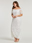 Bodycon Off The Shoulder Plain Lace Lace Bodycon Dresses (Style V200501)