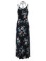 Expansion Spaghetti Strap Floral Print Maxi Dresses (Style V200513)