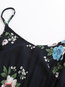 Expansion Spaghetti Strap Floral Print Maxi Dresses (Style V200513)