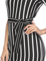 Bodycon Round Neck Striped Bodycon Dresses (Style V200514)