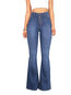 Maxi Slim Button Denim Plain Jeans (Style V200548)