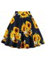 Mini A-line Pattern Floral Skirt (Style V200556)