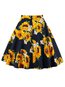 Mini A-line Pattern Floral Skirt (Style V200556)