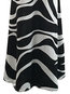 Maxi Bodycon Pattern Cotton Color Block Skirt (Style V200562)