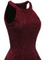 Asymmetrical Round Neck Asymmetrical Maxi Dresses (Style V200573)