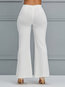 Maxi Skinny Office Polyester Plain Casual Pants (Style V200643)