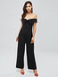 Maxi Slim Elegant Plain Backless Jumpsuit (Style V200646)