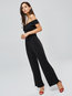 Maxi Slim Elegant Plain Backless Jumpsuit (Style V200646)