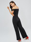Maxi Slim Elegant Plain Backless Jumpsuit (Style V200646)