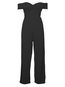 Maxi Slim Elegant Plain Backless Jumpsuit (Style V200646)