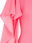 Sweet Pencil Round Neck Plain Patchwork Midi Dresses (Style V200657)