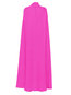 Elegant A-line Bow Collar Plain Bow Maxi Dresses (Style V200670)