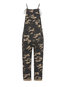 Mid-Calf Slim Casual Camouflage Strappy Jumpsuit (Style V200689)