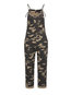 Mid-Calf Slim Casual Camouflage Strappy Jumpsuit (Style V200689)
