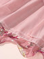 Travel Look Expansion V-neck Floral Print Knee Length Dresses (Style V200693)
