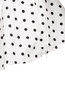 V-neck Short Sweet Polka Dot Wavy Edge Blouse (Style V200730)