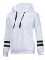 Hooded Standard Straight Striped Patchwork Hoodie (Style V200762)