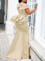 Date Night Mermaid Asymmetric Asymmetrical Spandex Maxi Dresses (Style V200774)