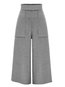 Ankle Length Loose Western Plain Casual Pants (Style V200787)