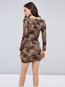 Sexy Bodycon V-neck Leopard Print Bodycon Dresses (Style V200809)