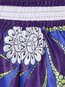 Ankle Length A-line Patchwork Satin Striped Skirt (Style V200810)