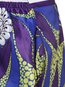 Ankle Length A-line Patchwork Satin Striped Skirt (Style V200810)