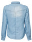 Shawl Collar Slim Casual Cotton Worn Blouse (Style V200813)
