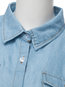 Shawl Collar Slim Casual Cotton Worn Blouse (Style V200813)