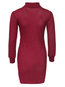 Casual Bodycon Turtleneck Plain Casual Dresses (Style V200830)