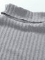 Casual Bodycon Turtleneck Plain Casual Dresses (Style V200830)