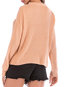 V-neck Standard Loose Casual Plain Sweater (Style V200833)