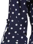Travel Look A-line Polo Neck Polka Dot Strappy Maxi Dresses (Style V200860)