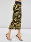 Ankle Length Bodycon Elegant Pattern Floral Skirt (Style V200862)
