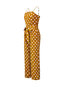 Ankle Length Slim Fashion Polka Dot Strappy Jumpsuit (Style V200942)