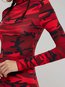 Western Bodycon Turtleneck Camouflage Print Bodycon Dresses (Style V200952)