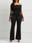 Maxi Slim Sexy Patchwork Jumpsuit (Style V200969)