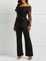 Maxi Slim Sexy Patchwork Jumpsuit (Style V200969)