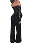Maxi Slim Sexy Patchwork Jumpsuit (Style V200969)