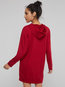 Casual Straight Hooded Plain Casual Dresses (Style V200975)