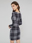 England Bodycon Plaid Print Bodycon Dresses (Style V200989)